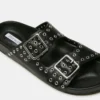 Abott de cuero negro