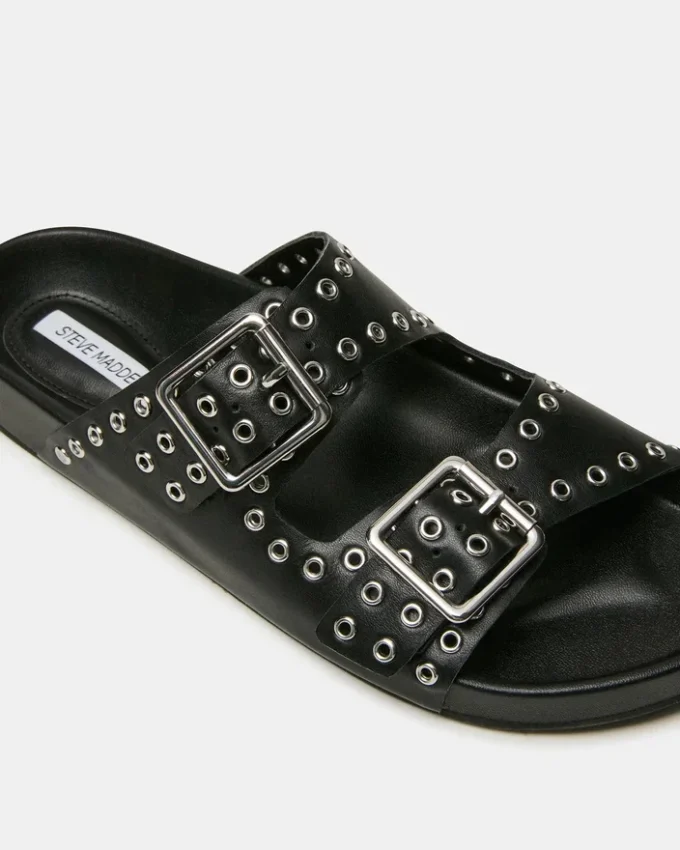 Abott de cuero negro