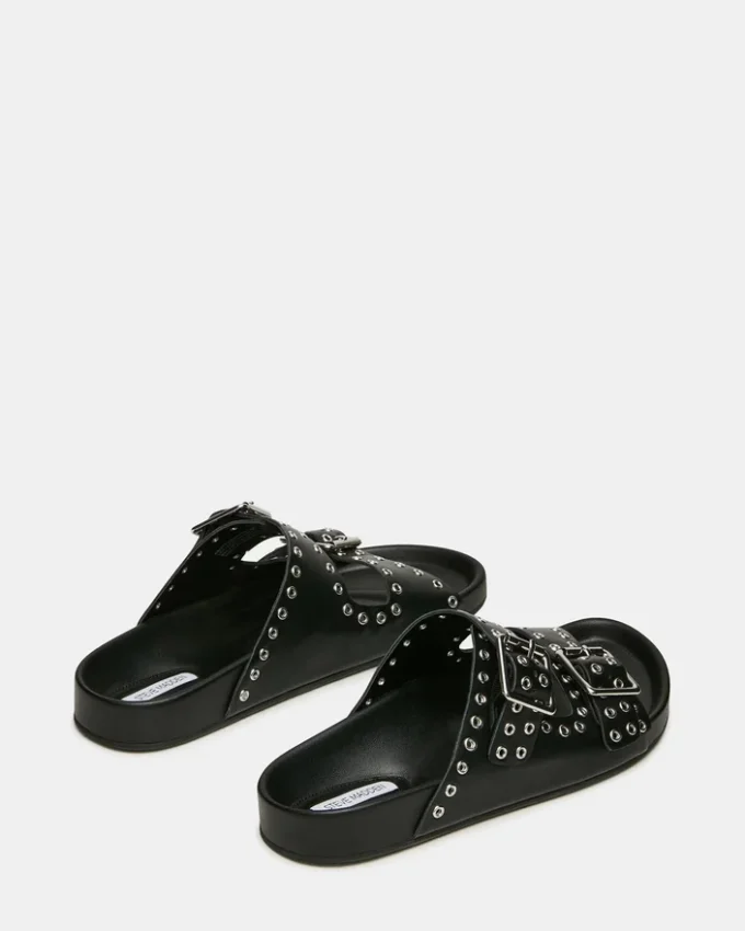 Abott de cuero negro