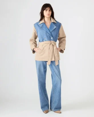 Abrigo Shyla Denim Multi