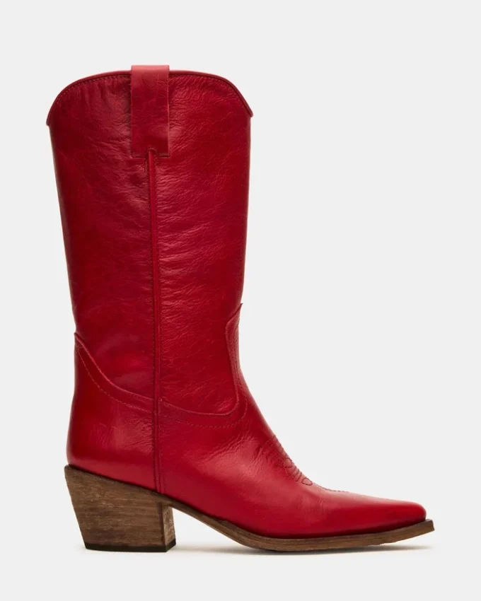 Albany de cuero rojo Albany de cuero rojo
