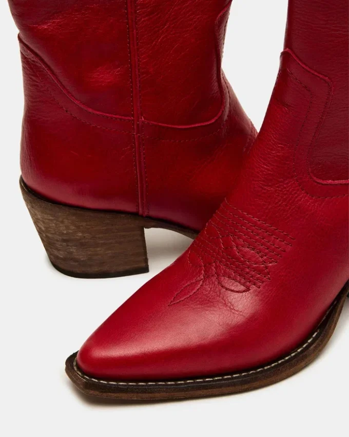 Albany de cuero rojo Albany de cuero rojo