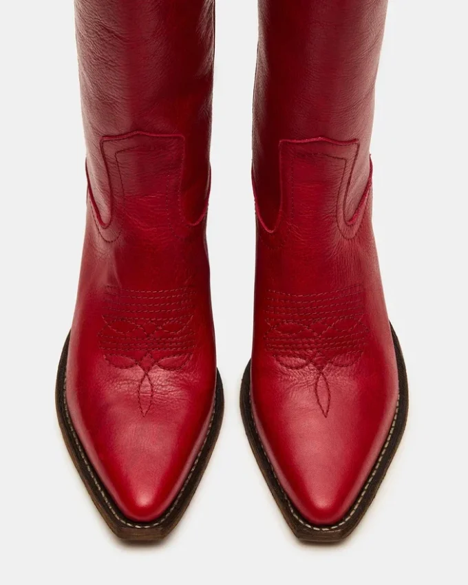 Albany de cuero rojo Albany de cuero rojo