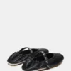 Anaya de cuero negro con tachuelas Anaya de cuero negro con tachuelas