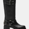 Astor de cuero negro Astor de cuero negro