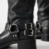 Astor de cuero negro Astor de cuero negro