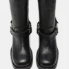 Astor de cuero negro Astor de cuero negro