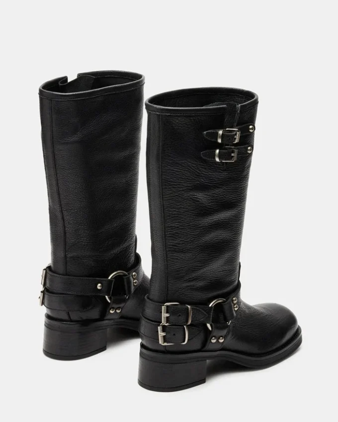 Astor de cuero negro Astor de cuero negro