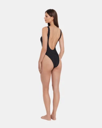 Bañador de una pieza Darling Dot negro multicolor