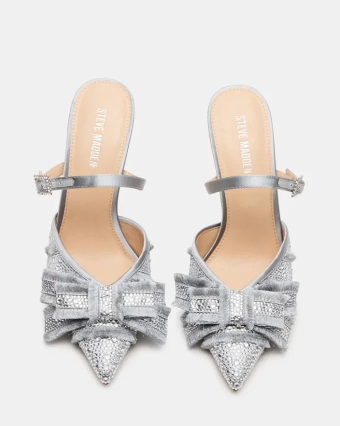 Baylin Gris Satinado con Strass Baylin Gris Satinado con Strass