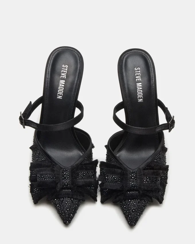 Baylin Negro Satinado con Strass Baylin Negro Satinado con Strass