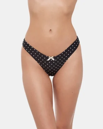 Bikini Darling Dot, partes de abajo, negro multicolor