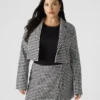 Blazer corto Rupi Negro/Blanco