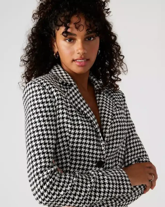 Blazer corto Rupi Negro/Blanco