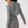 Blazer corto Rupi Negro/Blanco