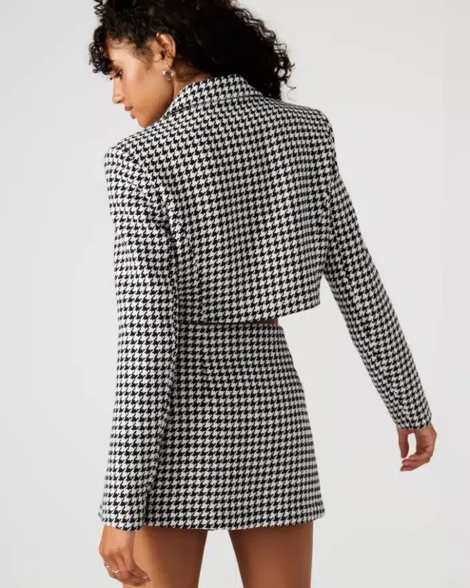 Blazer corto Rupi Negro/Blanco