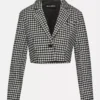Blazer corto Rupi Negro/Blanco