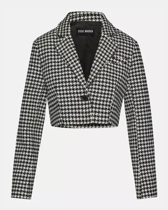 Blazer corto Rupi Negro/Blanco