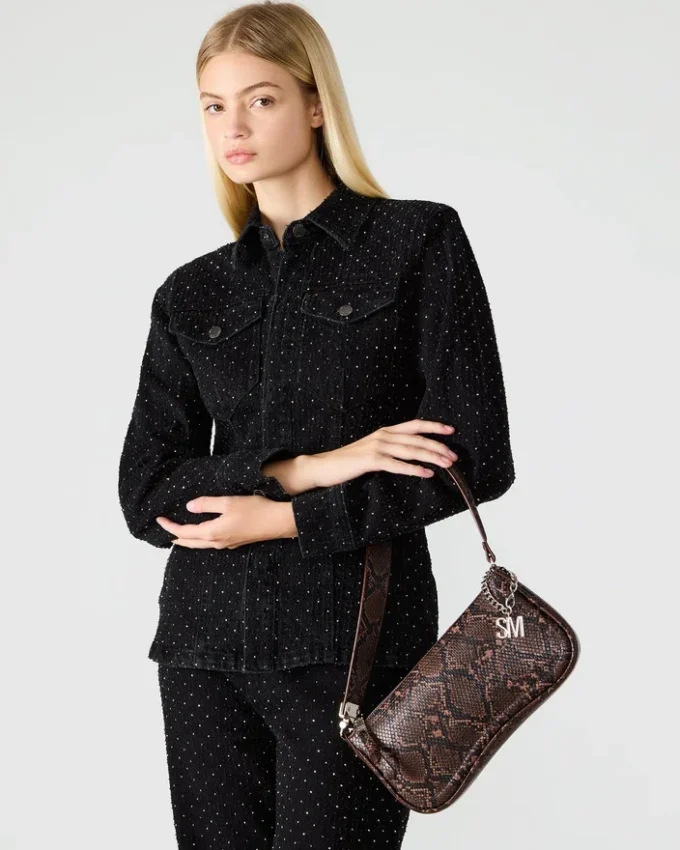 Bolso Angel marrón serpiente Bolso Angel marrón serpiente