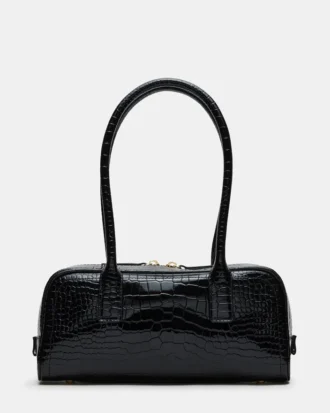 Bolso Anise en cocodrilo negro