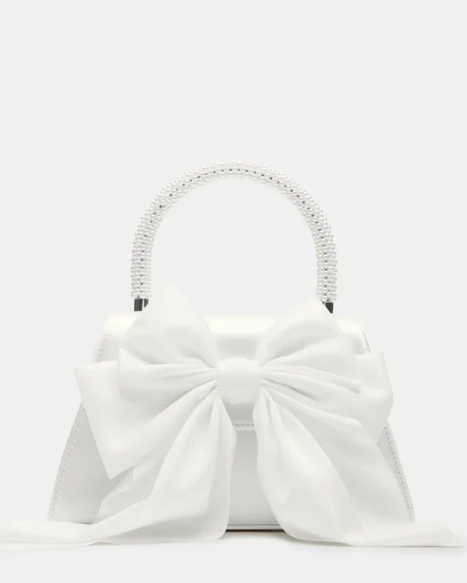 Bolso Cosette de satén blanco Bolso Cosette de satén blanco