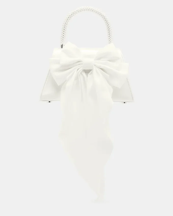 Bolso Cosette de satén blanco Bolso Cosette de satén blanco