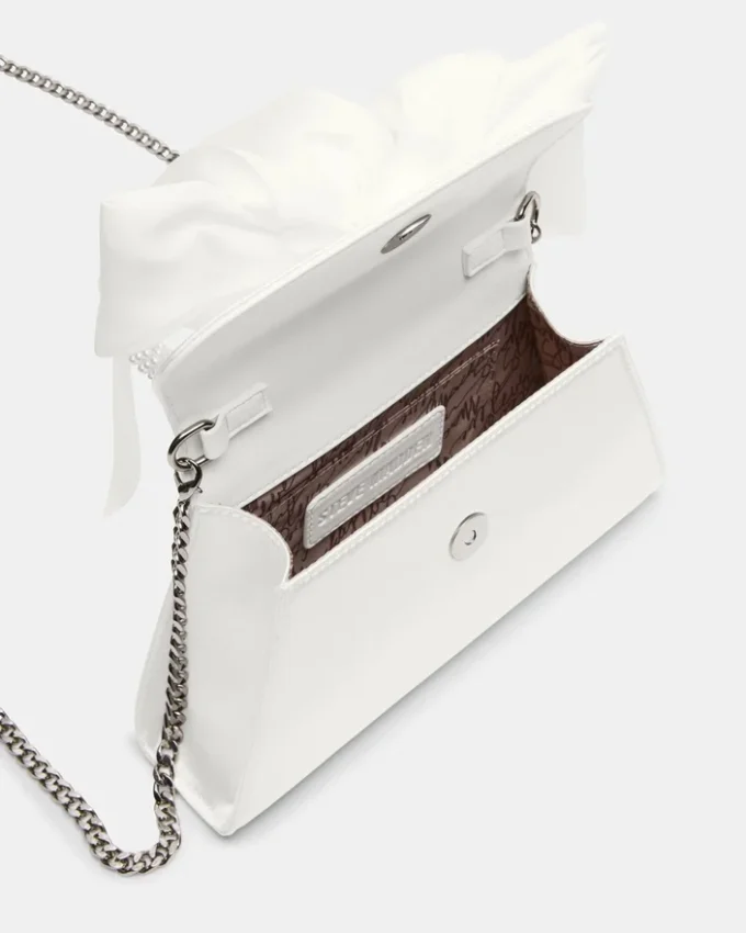 Bolso Cosette de satén blanco Bolso Cosette de satén blanco