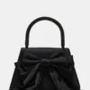 Bolso Cosette de satén negro Bolso Cosette de satén negro
