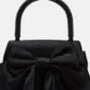 Bolso Cosette de satén negro Bolso Cosette de satén negro