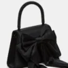 Bolso Cosette de satén negro Bolso Cosette de satén negro
