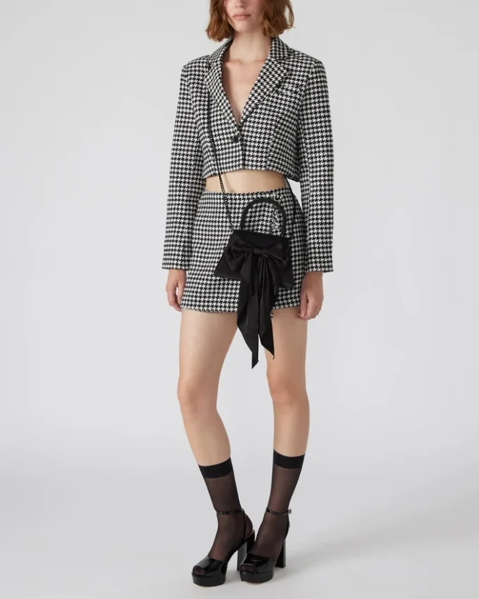 Bolso Cosette de satén negro Bolso Cosette de satén negro