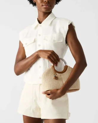 Bolso de paja Geena Light Natural