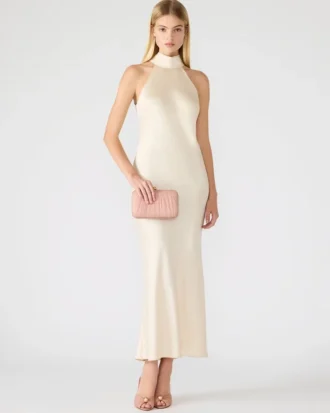 Bolso elegante color moca
