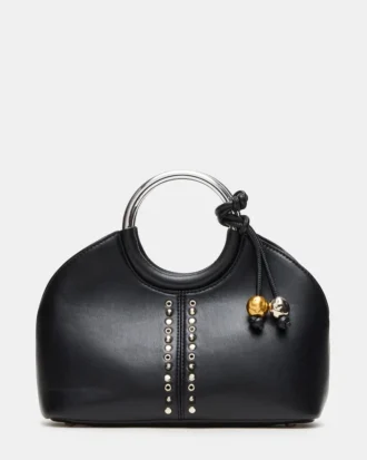 Bolso Geena con adornos, negro