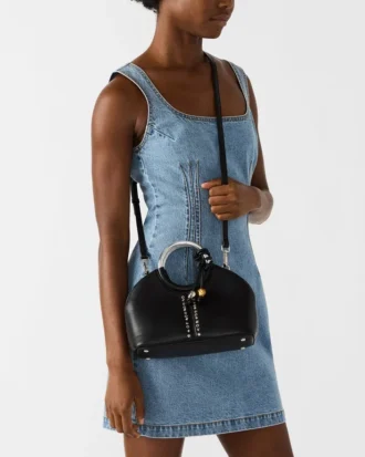 Bolso Geena con adornos, negro