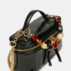 Bolso Herra en piel de anguila negra Bolso Herra en piel de anguila negra