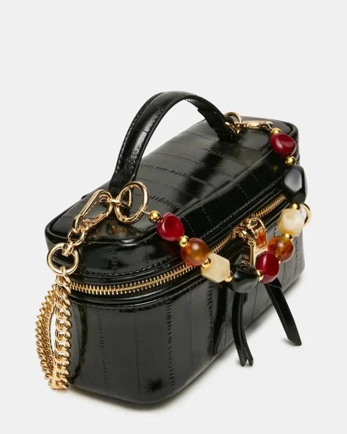 Bolso Herra en piel de anguila negra Bolso Herra en piel de anguila negra