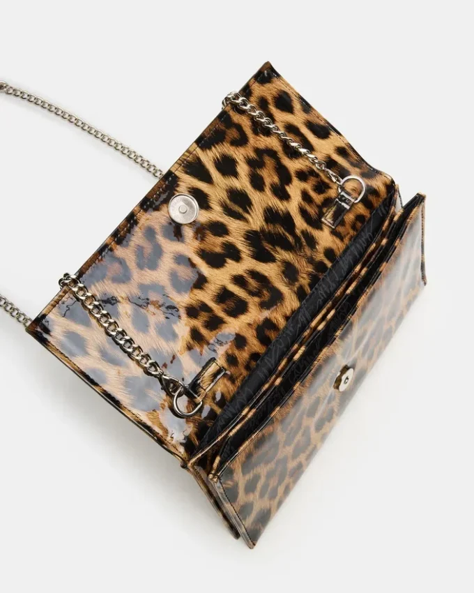 Bolso Juliana en charol leopardo Bolso Juliana en charol leopardo