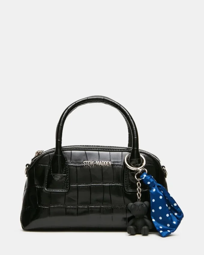 Bolso Melodie en cocodrilo negro