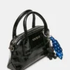Bolso Melodie en cocodrilo negro