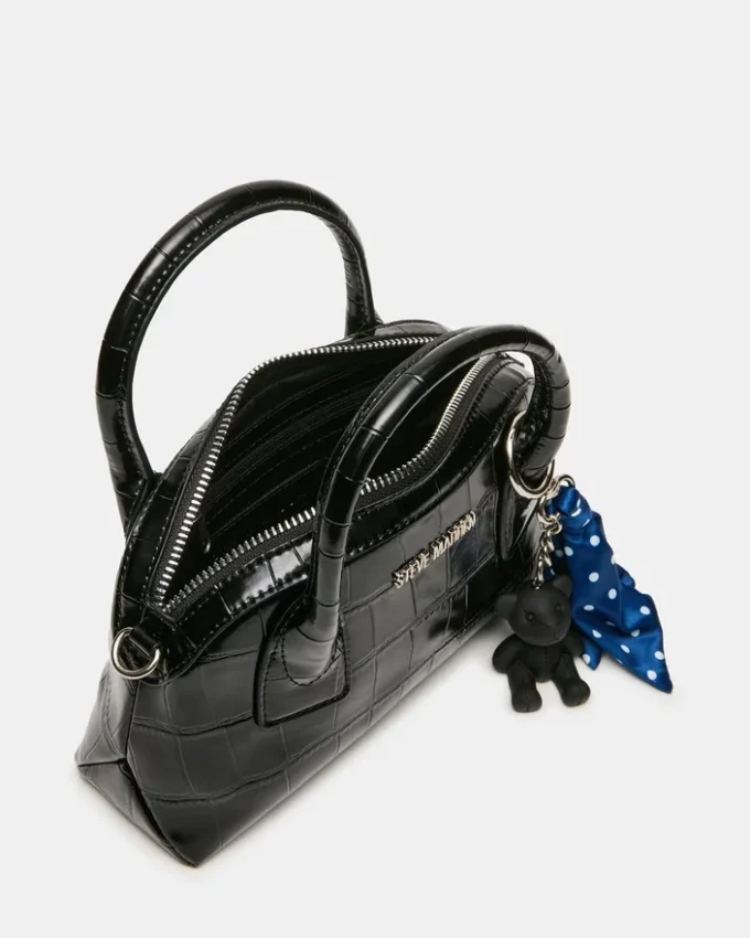 Bolso Melodie en cocodrilo negro
