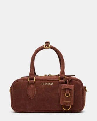 Bolso Merit de ante color castaño Bolso Merit de ante color castaño