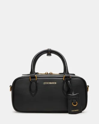 Bolso Merit de cuero negro Bolso Merit de cuero negro