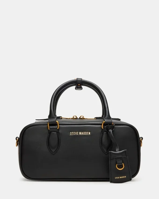 Bolso Merit de cuero negro Bolso Merit de cuero negro