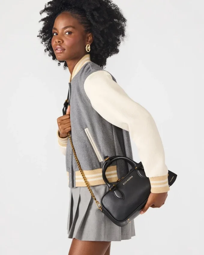Bolso Merit de cuero negro Bolso Merit de cuero negro