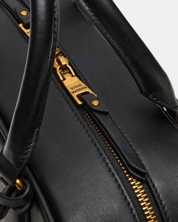 Bolso Merit de cuero negro Bolso Merit de cuero negro