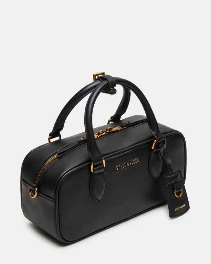 Bolso Merit de cuero negro Bolso Merit de cuero negro
