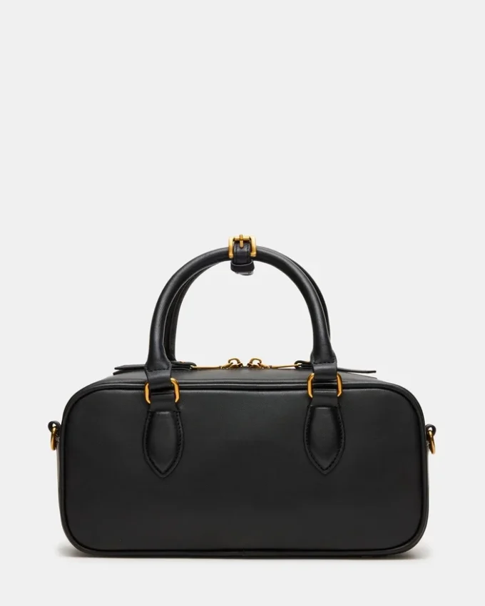 Bolso Merit de cuero negro Bolso Merit de cuero negro