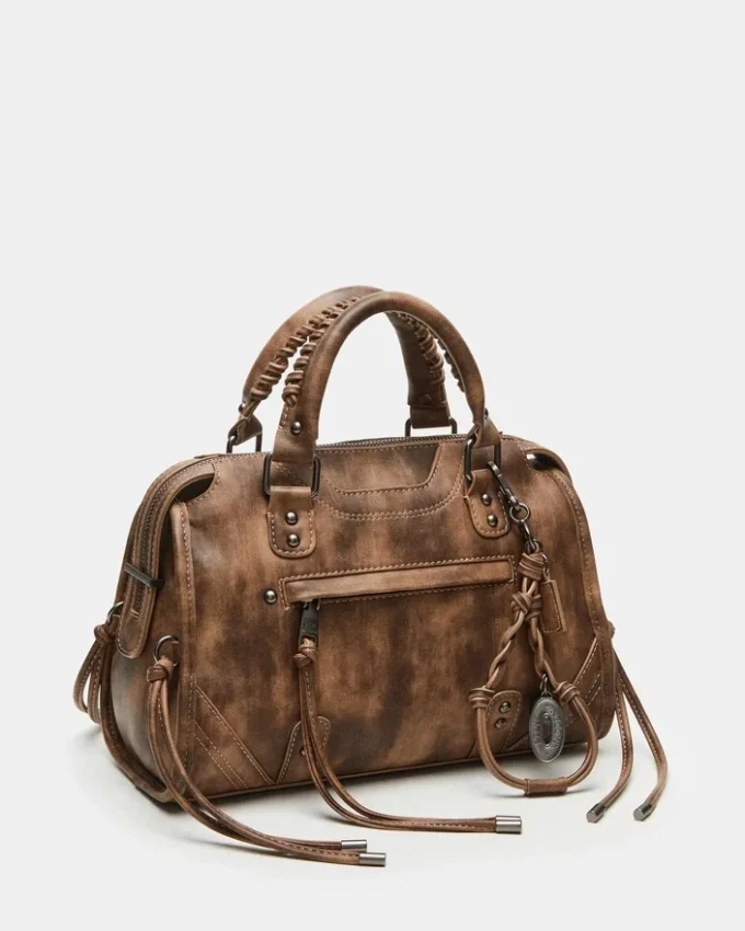 Bolso Riggs marrón desgastado Bolso Riggs marrón desgastado