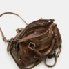 Bolso Riggs marrón desgastado Bolso Riggs marrón desgastado